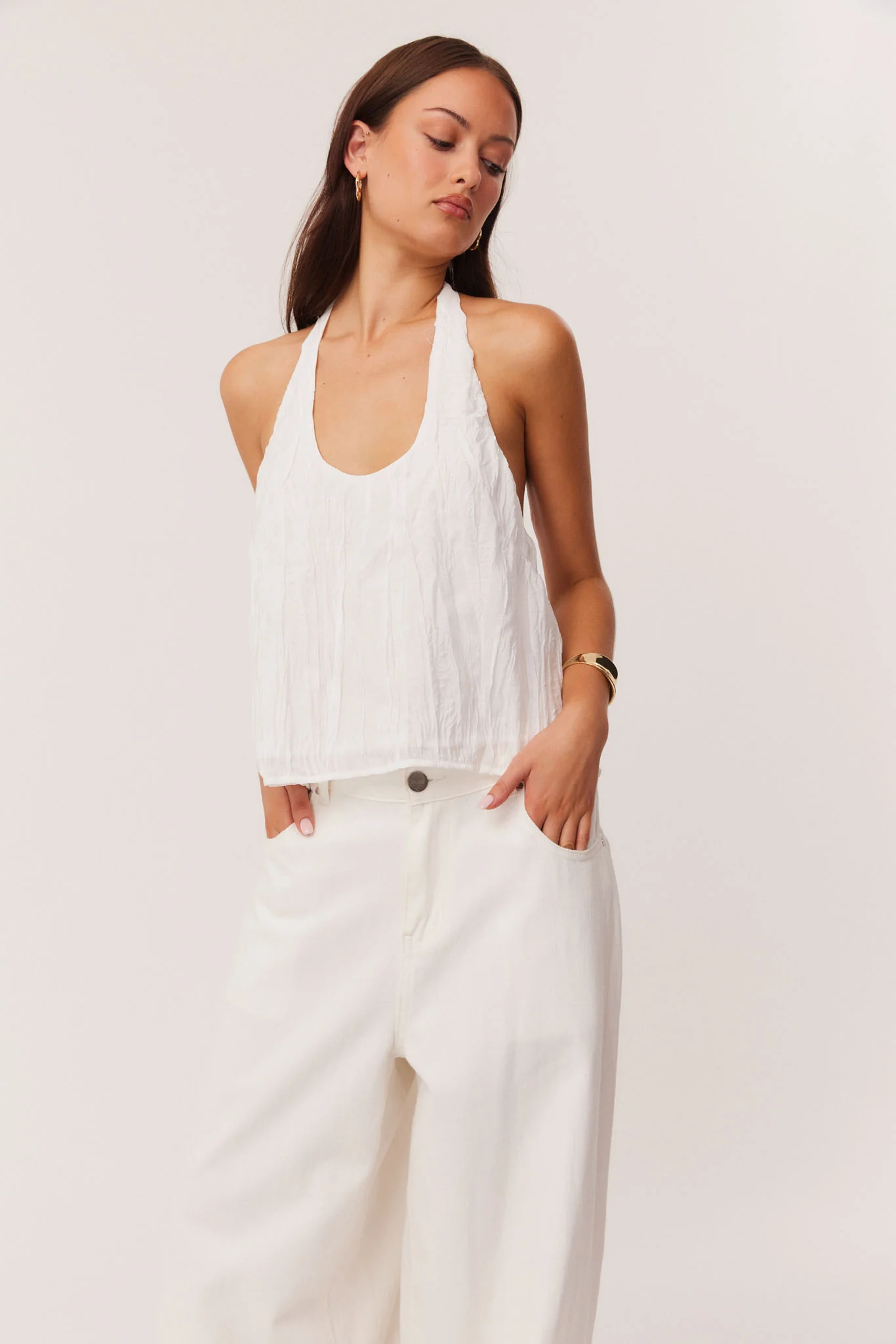 BRANDI CRINKLE TOP - Image 5