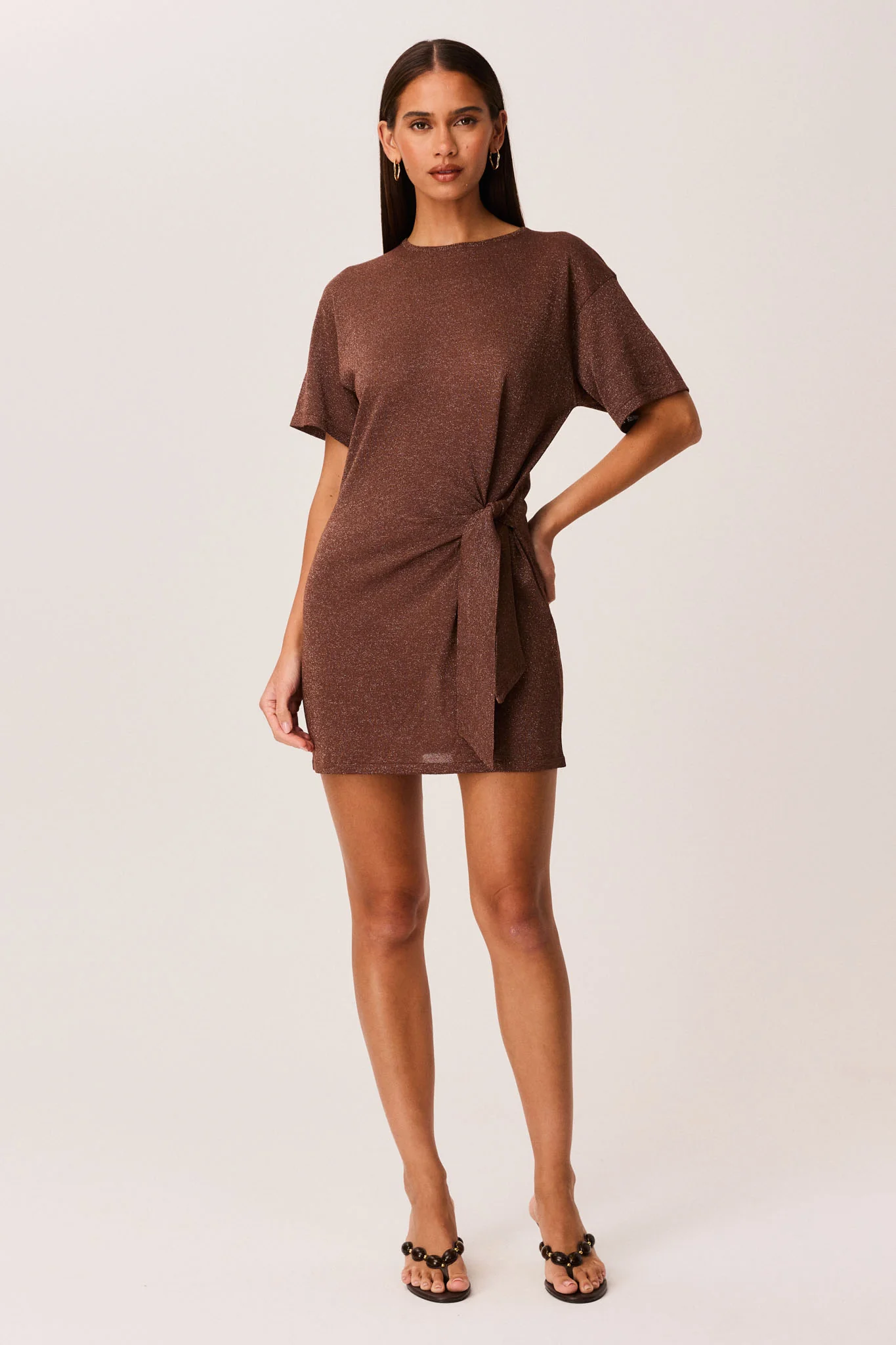 CELESTIA SHIMMER MINI DRESS - Image 3