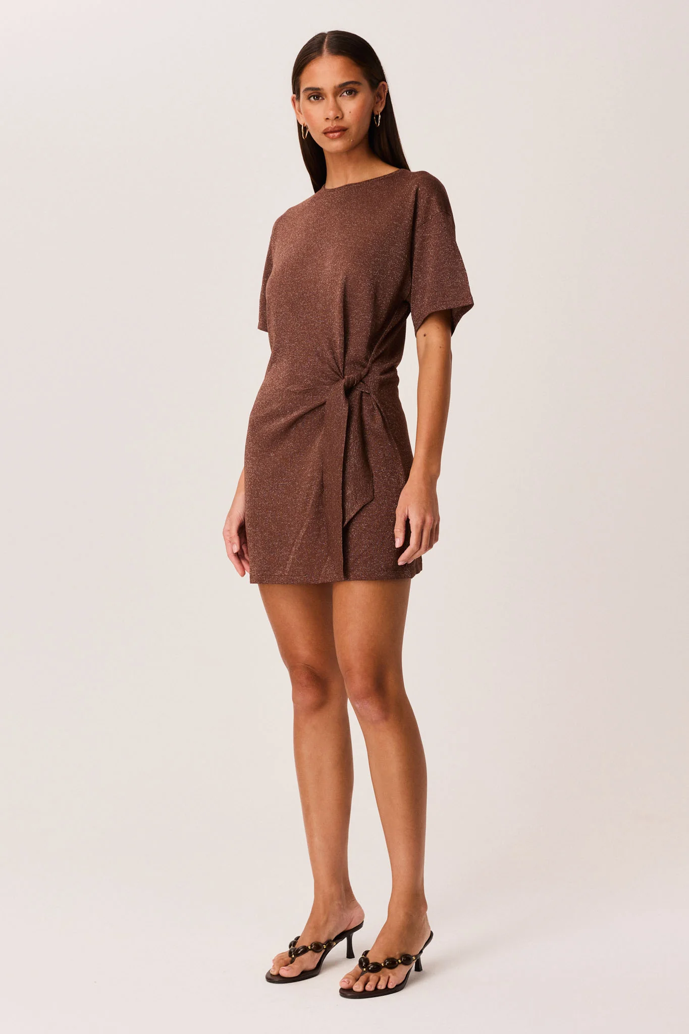 CELESTIA SHIMMER MINI DRESS - Image 4