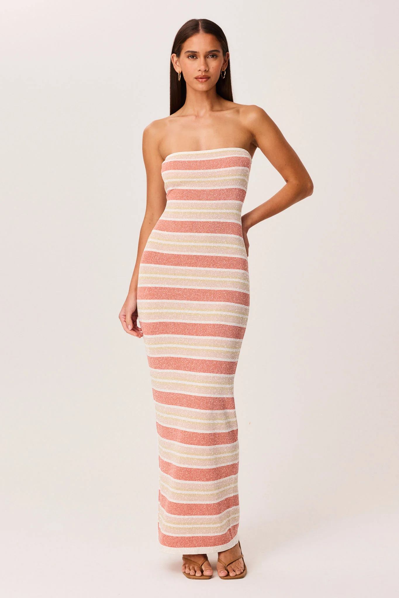 CELIA SHIMMER MAXI DRESS - Image 4