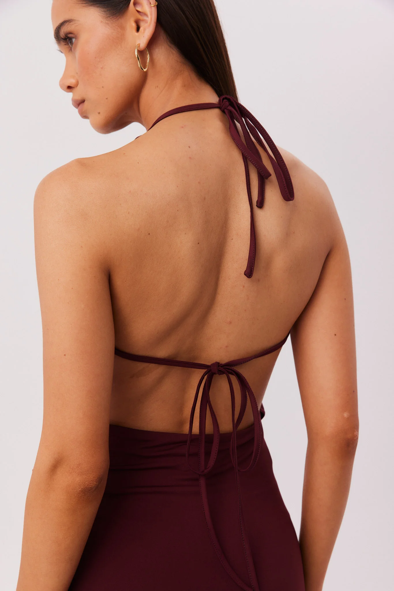 ISA DRAPE MINI DRESS - Image 8