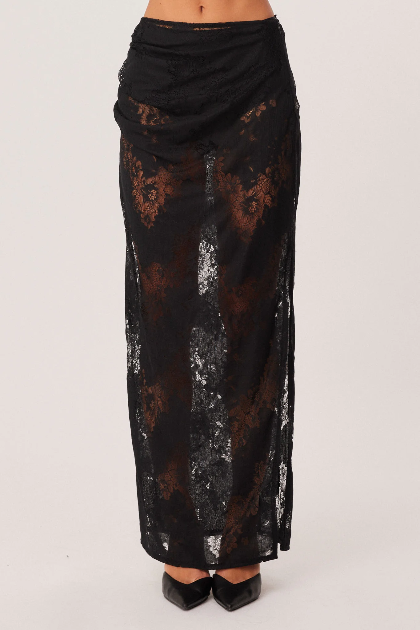 MISHKA LACE MAXI SKIRT - Image 3