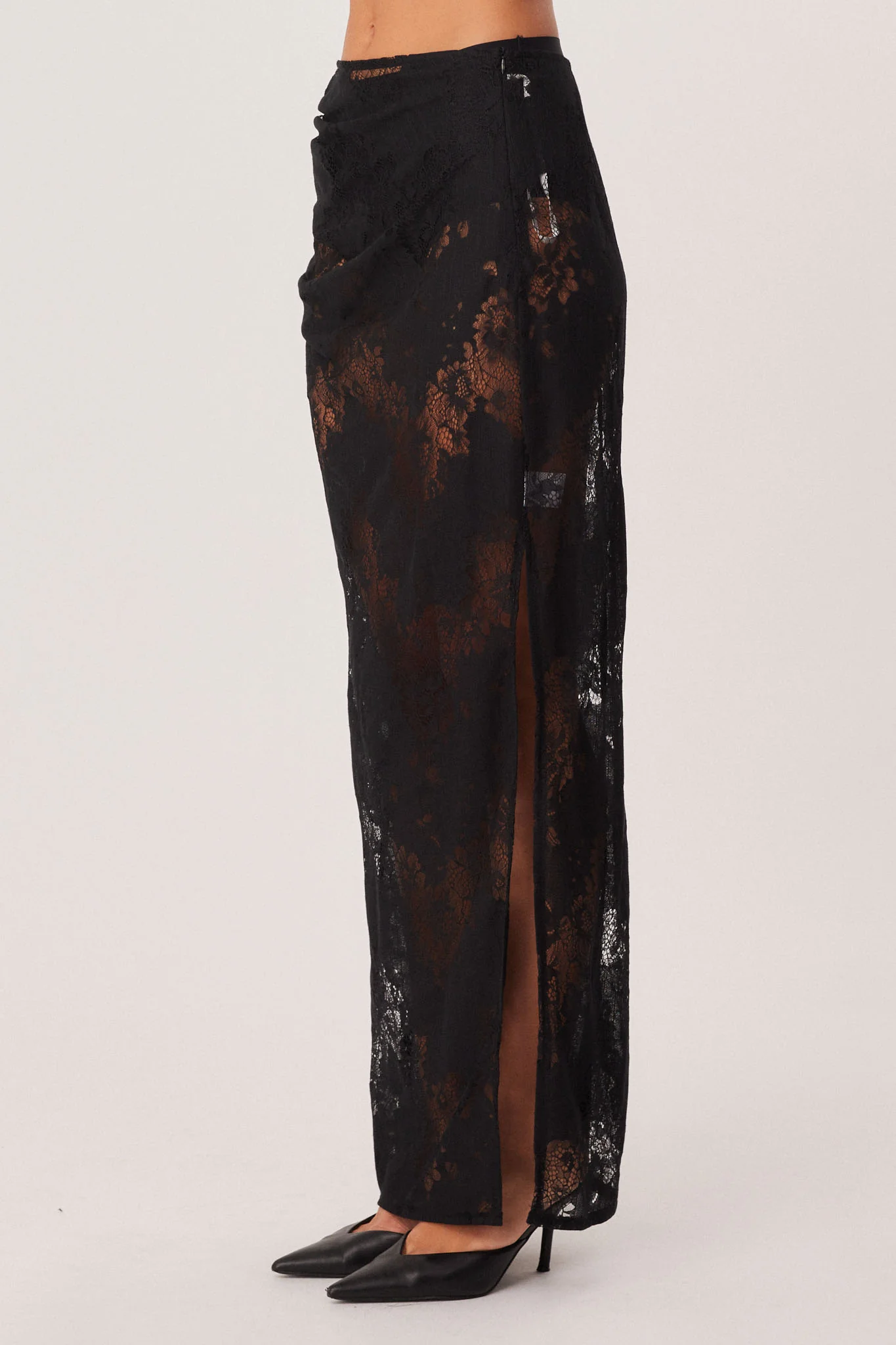 MISHKA LACE MAXI SKIRT - Image 4